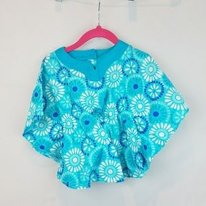 Gymboree Flutter Top aqua toddler size 2T